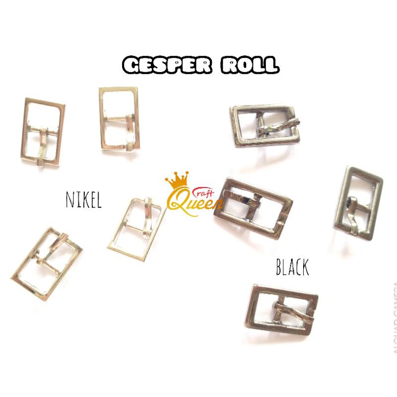Jual (12pcs) gesper roll 1cm tebal | Shopee Indonesia