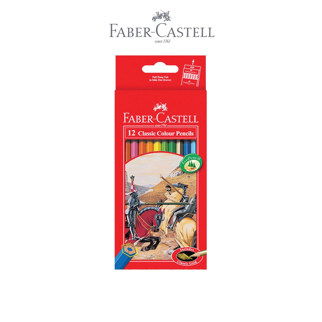 Jual Faber-Castell Pensil Warna Color Pencils Classic Color | Shopee ...