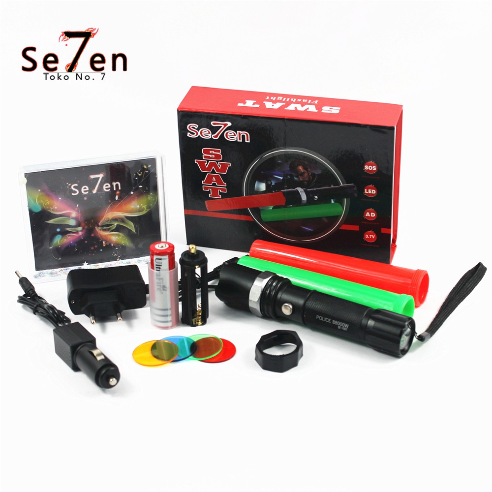 Jual Senter SWAT Police 2 lalin / 2 lalin double cone LALU LINTAS ...