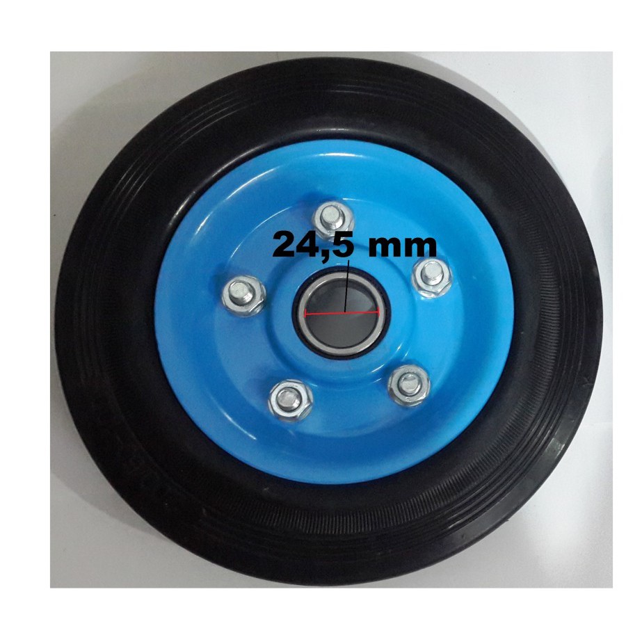 Jual Roda Gerobak Troley / Roda Troley Single Bearing 8