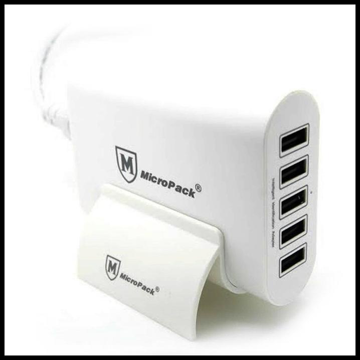 Jual Micropack Adaptor Usb Charger 5 Port Muc - 5Si Max Output 10 ...
