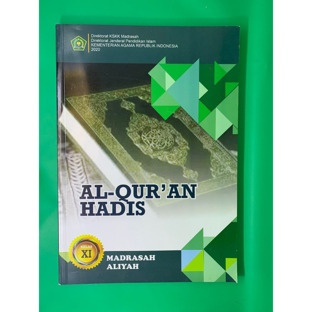 Jual Buku Siswa Al Quran Hadis Qurdis Kelas 11 XI KMA Nomor 183 Tahun ...