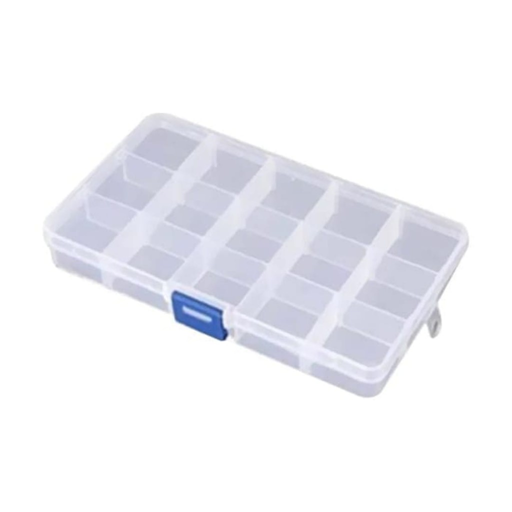 Jual Kotak obat plastik box pin assecoris sekat 10 | Shopee Indonesia