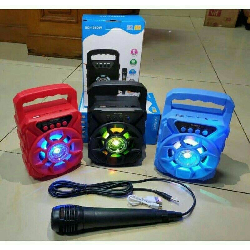 Jual Cod Speaker Karaoke Bluetooth Plus S Mic Xtm S Shopee Indonesia