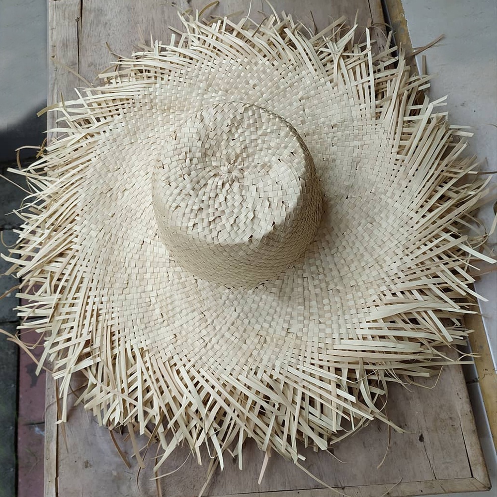 Jual Topi Anyaman Lontar Rumbai Handmade Bali | Shopee Indonesia