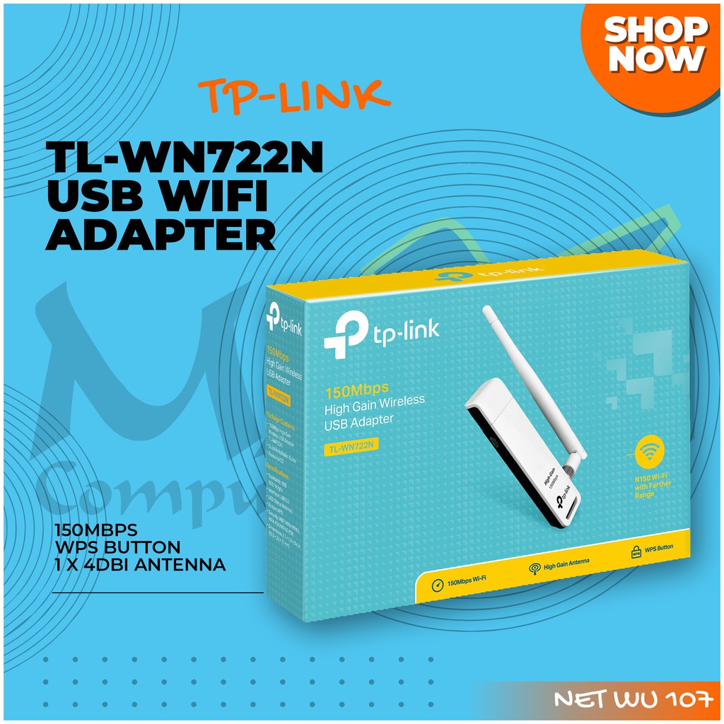 Jual TP Link TL WN722N High Gain Wireless USB Adapter 150Mbps Penangkap