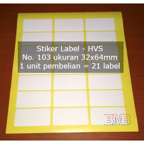 Jual Hsv No 103 Stiker Label Seperti Tom And Jerry Paper Kertas