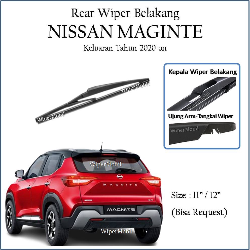 Jual Wiper Kaca Belakang Nissan Magnite