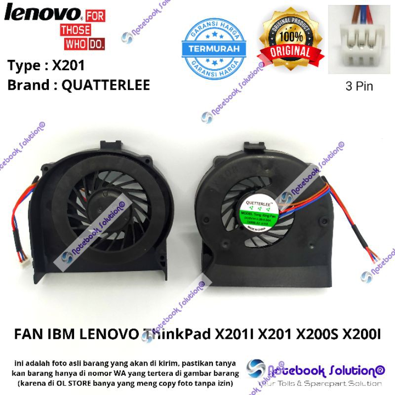 Laptop CPU Cooling Fan for Lenovo IBM ThinkPad X200S X200T X201S X201T Series GC055010VH-A 4-Pin 3wires - 7