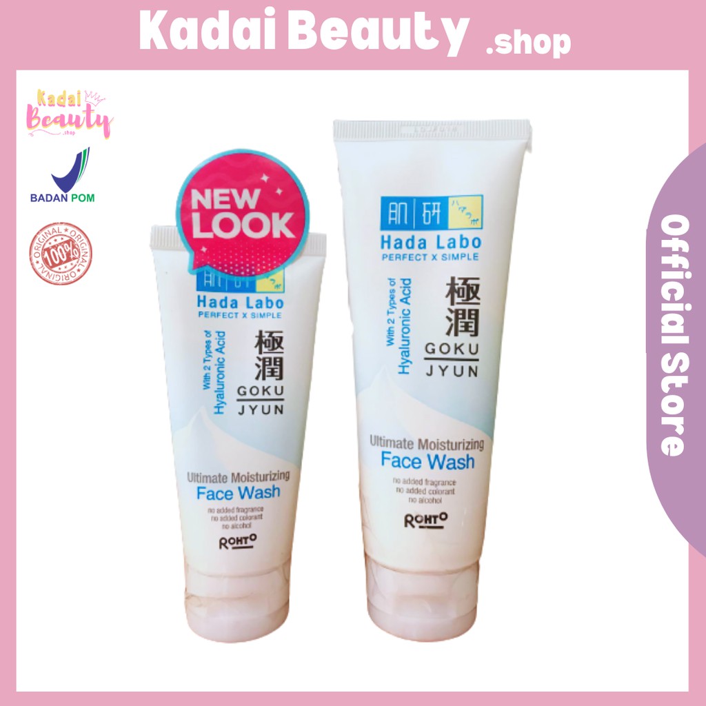 Jual Hada Labo Goku Jyun Face Wash Moisturizing - Sabun Cuci Muka
