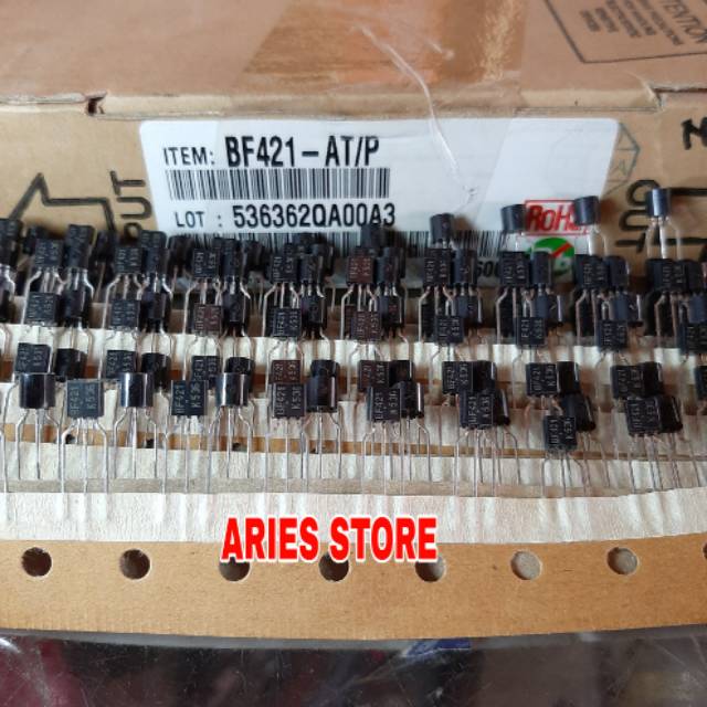 Lot De 4 Transistors BF421S NOS (New Old Stock) - Marque Motorola/RTC/SGS, Fabrication France, Neufs