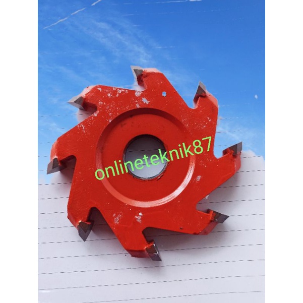 Jual MATA POTONG ACP MODEL V 8 MATA / 8T CUTTER GROVING ALUMUNIUM 8T ...