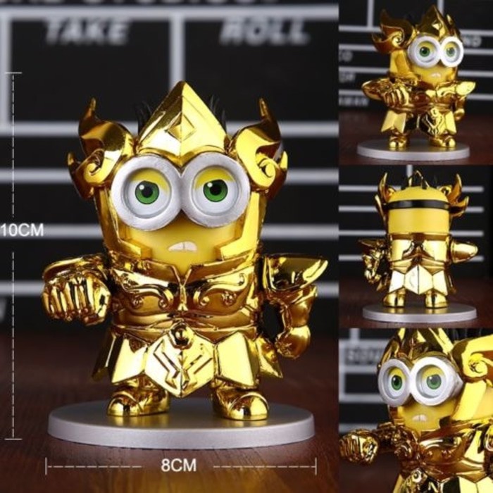 Jual PROMO TERBARU Despicable Me minions cos Saint Seiya Leo 10cm/4 ...