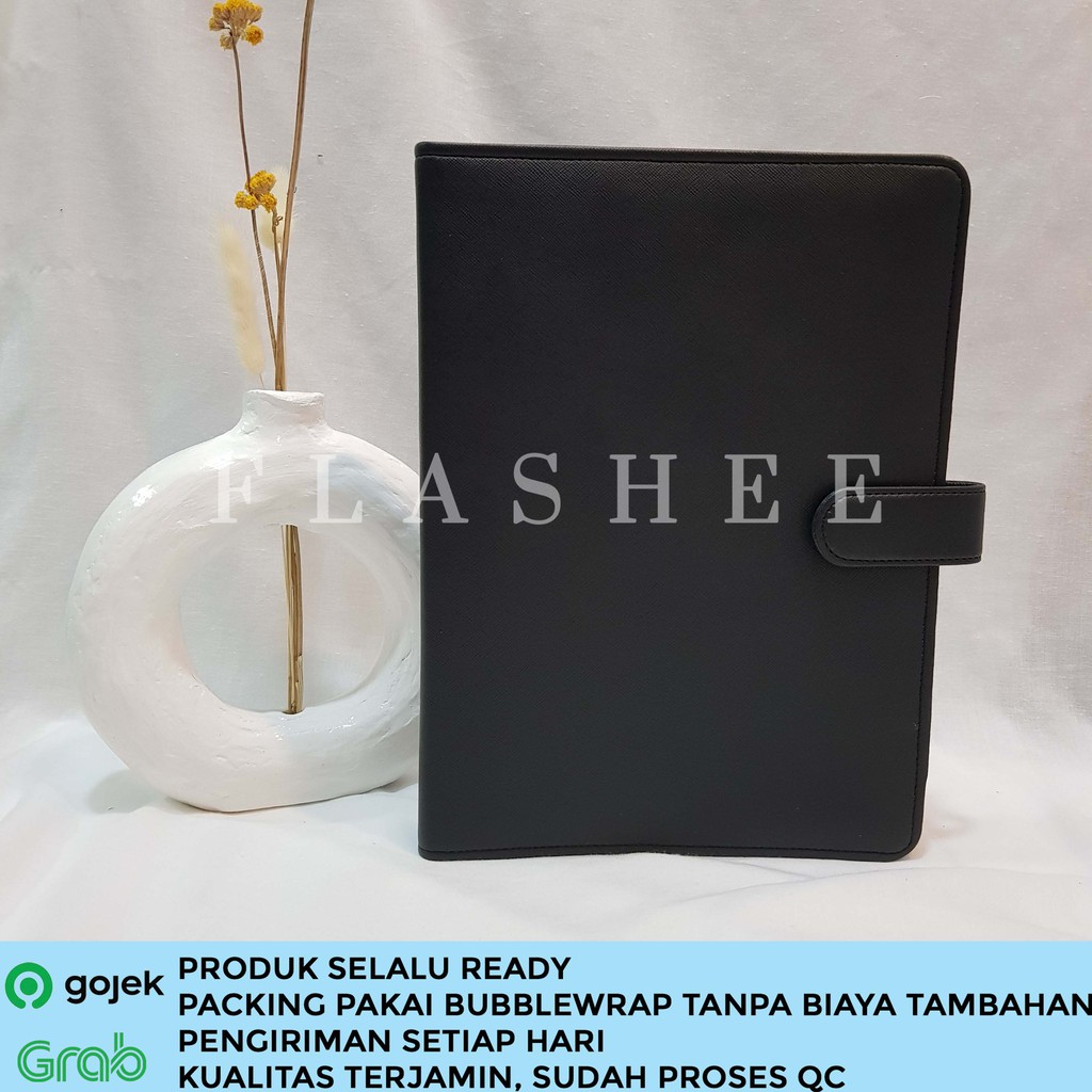 Jual Binder Polos Warna Hitam Ukuran B Ring Eksklusif Binder Sekolah Isi Ulang Cod Shopee