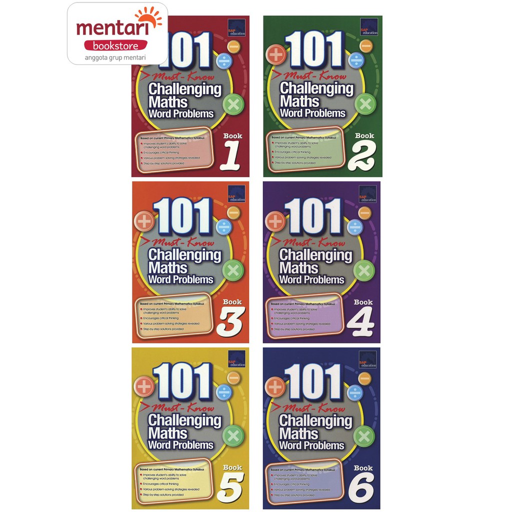 Jual 101 Must Know Challenging Maths Word Problem | Buku Latihan SD ...