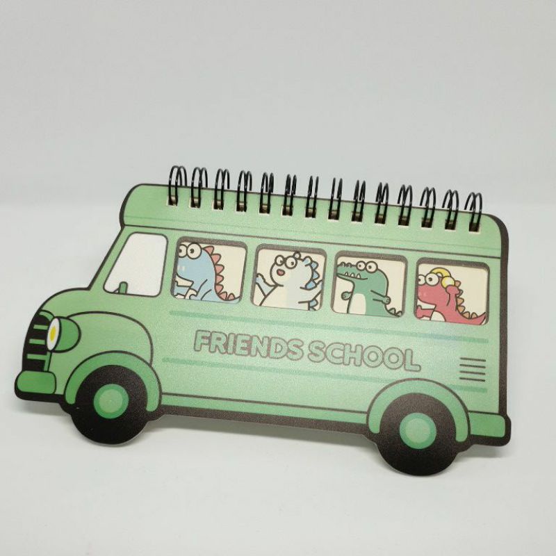 Jual Note Book Tanpa Garis Kertas Polos dengan Bentuk Bus Sekolah yang ...