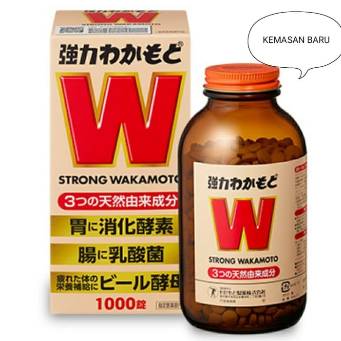 Jual Strong WAKAMOTO 1000 TABLET ORIGINAL JAPAN | Shopee Indonesia
