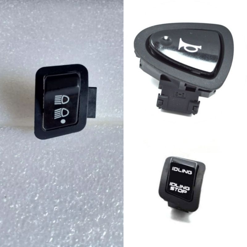 Jual Set Switch Dim Lampu On Off Saklar Klakson Tombol ISS Idling Stop ...