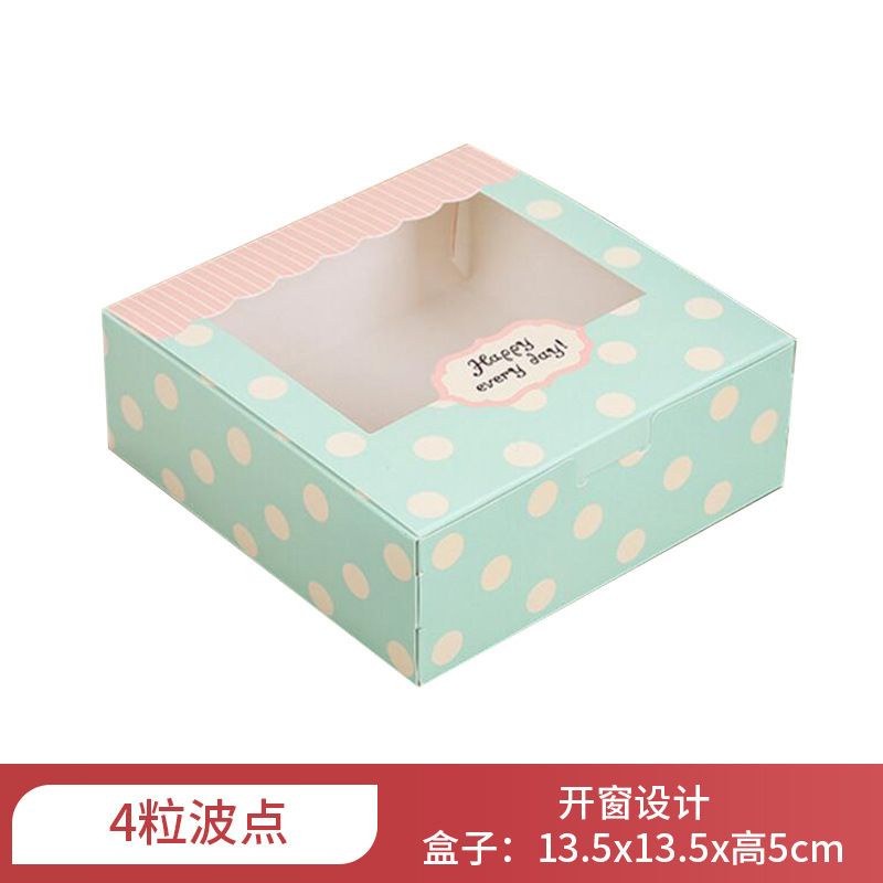 Jual 10pcs egg tart box kotak kue donut dessert box egg tart box pie ...