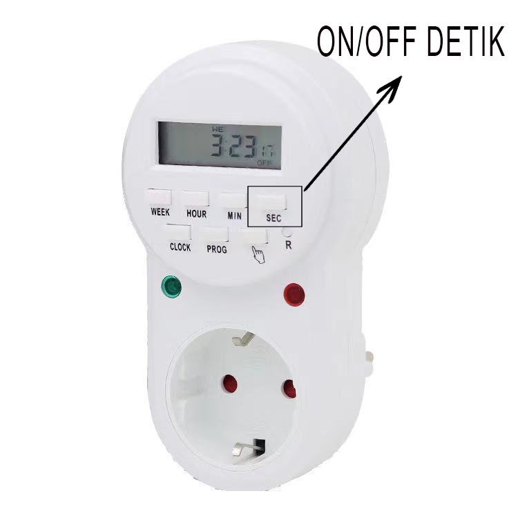 Jual Timer Switch Digital ONOFF Hingga per Detik Pengatur waktu
