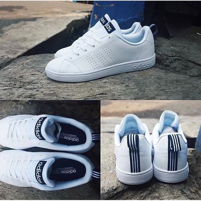 Sepatu Adidas NEO ADVANTAGE CLEAN navy Original