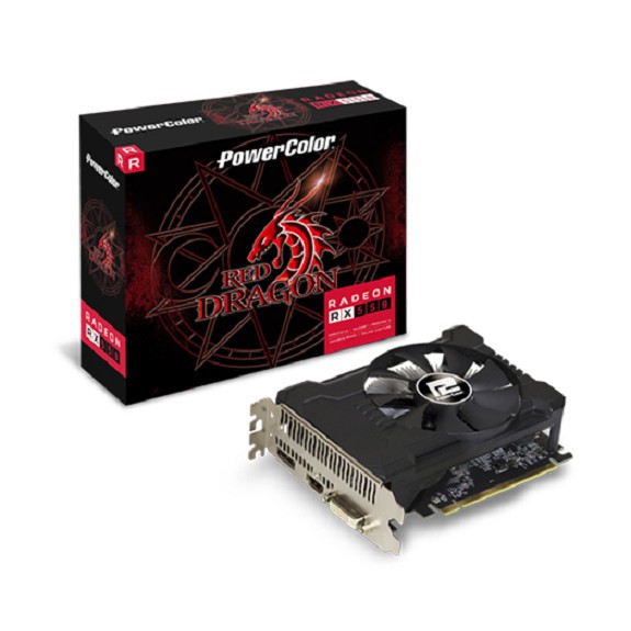 Jual POWER COLOR RX 550 4GB DDR5 RED DRAGON | Shopee Indonesia