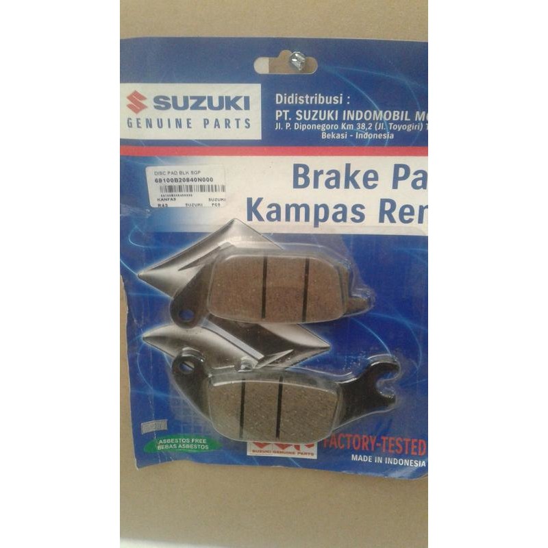 Jual Disc pad belakang ASLi untuk FU,SHOGUN 125 SP | Shopee Indonesia