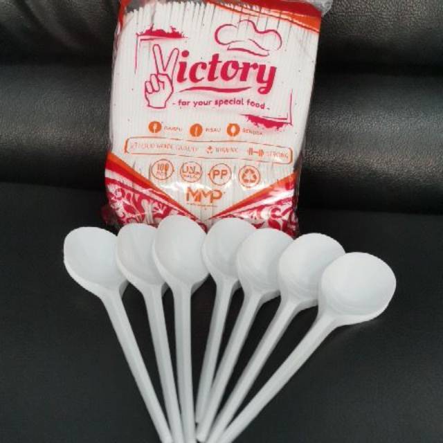 Jual Sendok Makan Plastik Victory Warna Doff Shopee Indonesia