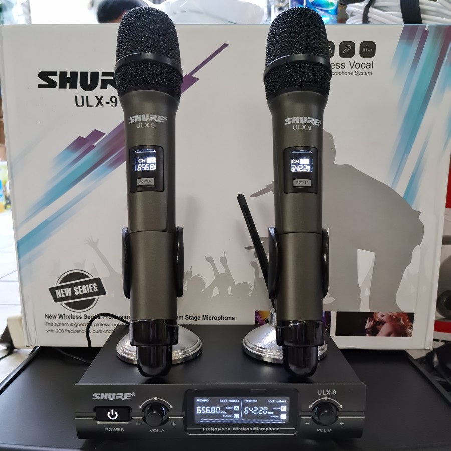 Jual Murah Mic Wireless Shure Ulx Handheld Mic Wireless Shure Urd Free Koper Shure Ulx