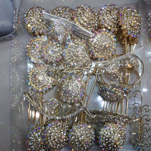 Jual Set perhiasan pengantin mentul Budur 322 | Shopee Indonesia