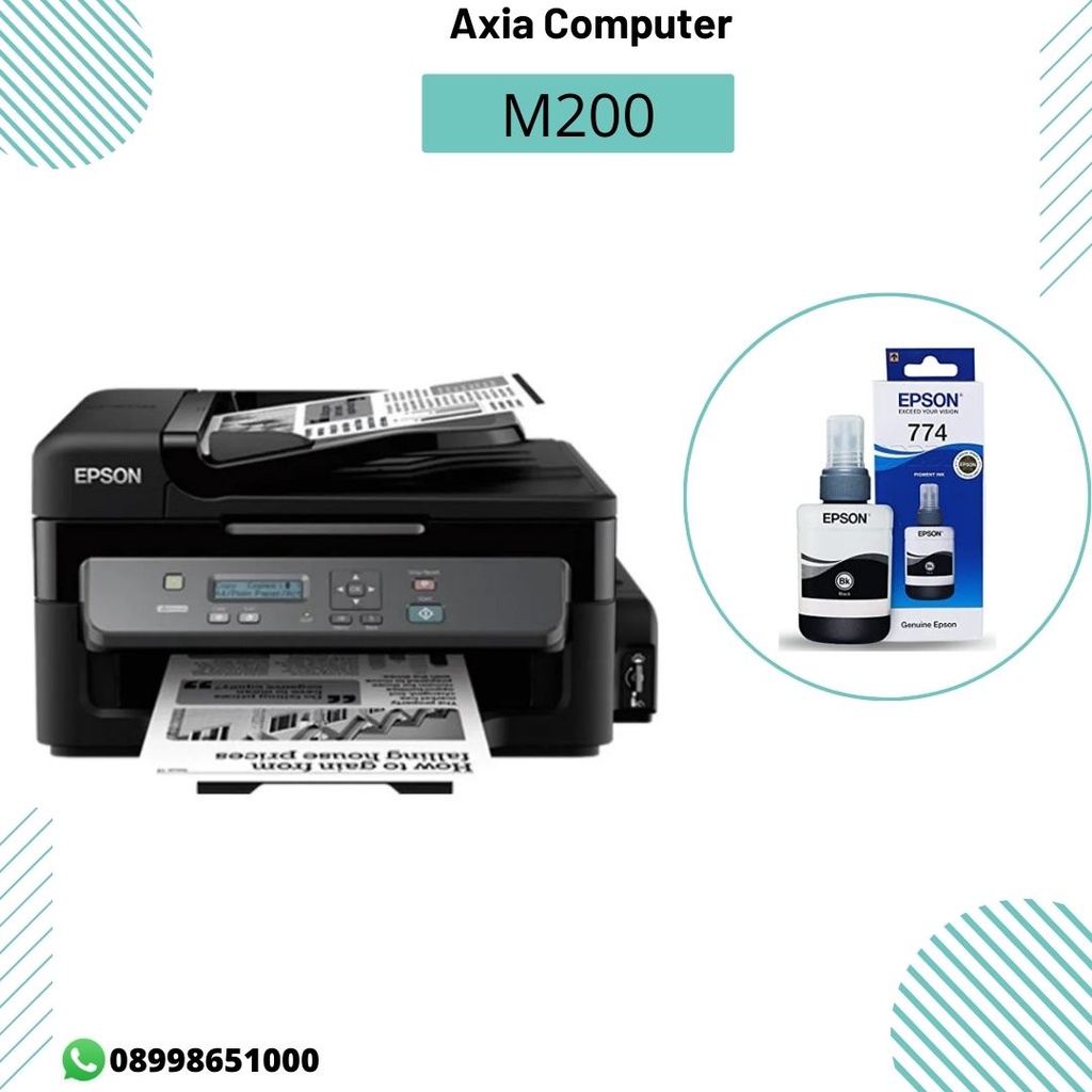 Jual Printer Epson M200 Mono All In One Ink Tank Shopee Indonesia 3079