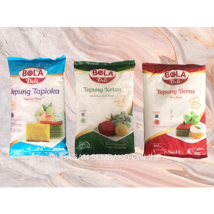 Jual D02D1 Bola Deli Tepung All Varian Beras Ketan Tapioka