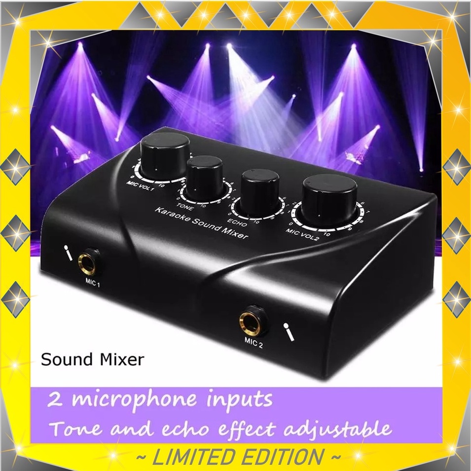 Jual Professional Karaoke Mixer Echo Tone Audio kit power mixer audio channel amplifier 5v tda