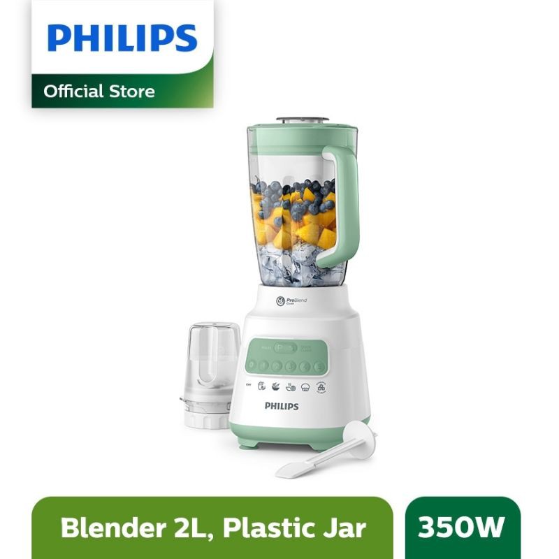 Jual PHILIPS Blender Plastik 2L HR2221/30 - Hijau Green Bandung