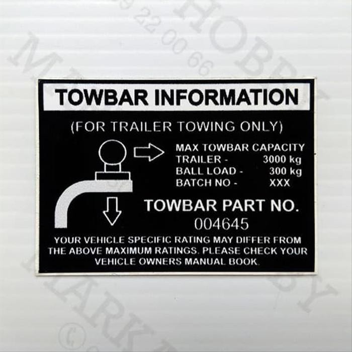 Jual Stiker Towbar Information | Shopee Indonesia