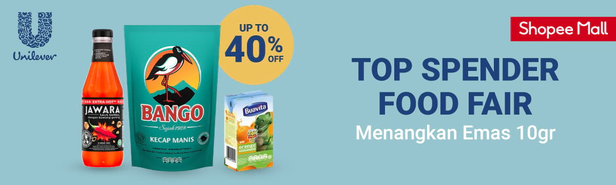 T&C Top Spender Food Fair Menangkan Emas 10gr Disc up to 40% | 8-14 Ags