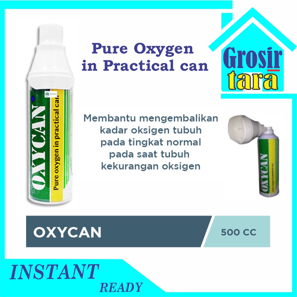 Jual Oxycan Green Kaleng 500 Cc Oksigen Portable 500cc | Shopee Indonesia