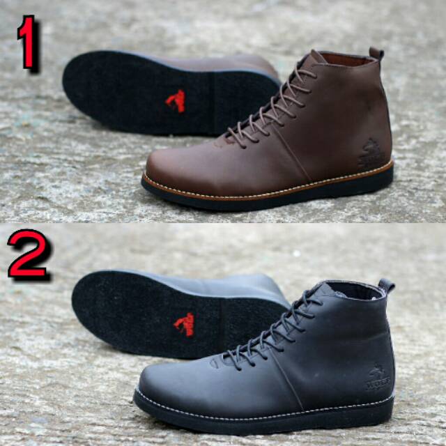 Jual Sepatu boots Pria Kulit Asli sepatu Tracking Sepatu Touring Sepatu ...