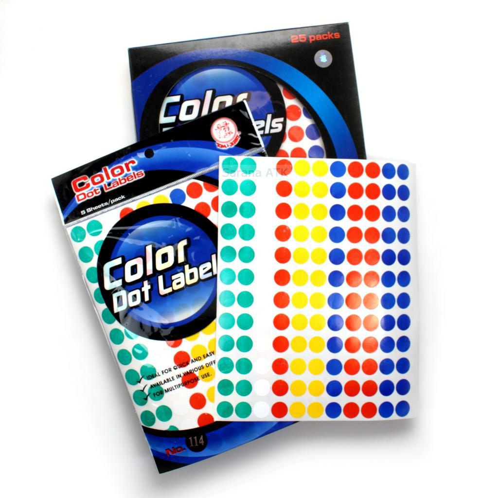 Jual TOM & JERRY - Label Color DOT 114 [ PAD ] | Shopee Indonesia