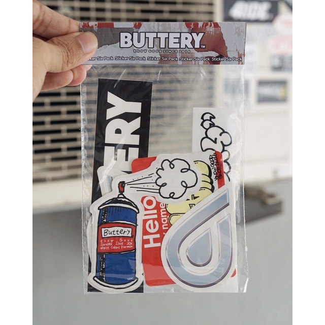 Jual BUTTERY SIX PACK STICKER | Shopee Indonesia