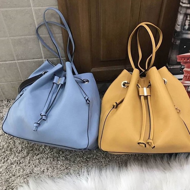 Jual ZARA CONVERTIBLE BUCKET bag original Shopee Indonesia