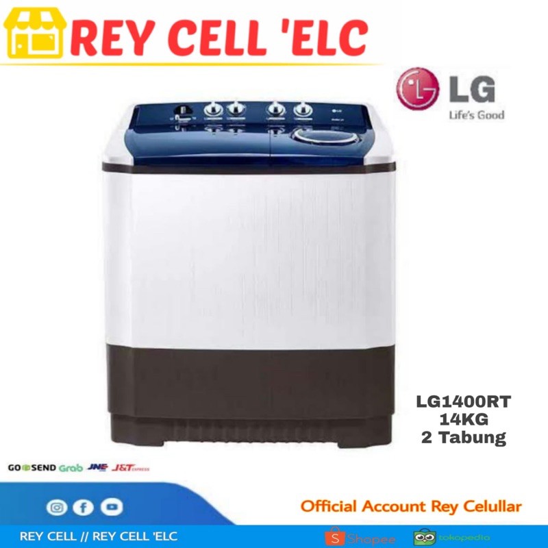 Jual Mesin Cuci LG 2 Tabung 14kg P1400RT | Shopee Indonesia