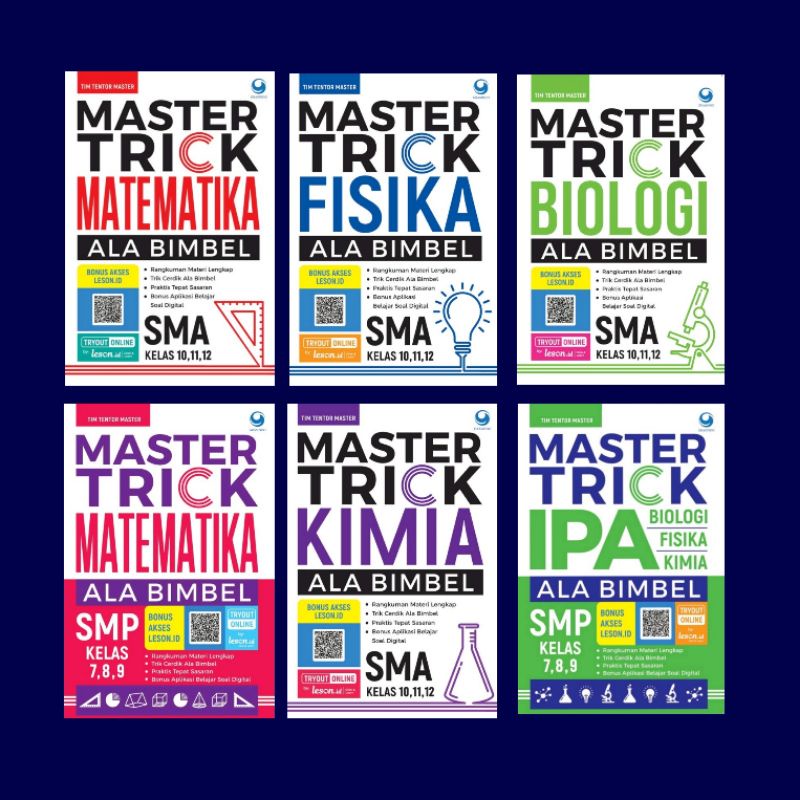 Jual Master Trick Ala Bimbel Fisika Matematika Biologi Kimia Untuk Sma