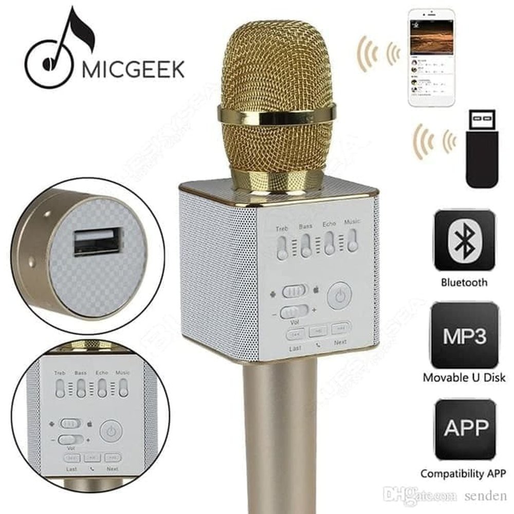 Jual Mic Karaoke/Mic Karaoke Bluetooth/Mic Karaoke Bluetooh Q9/Mic