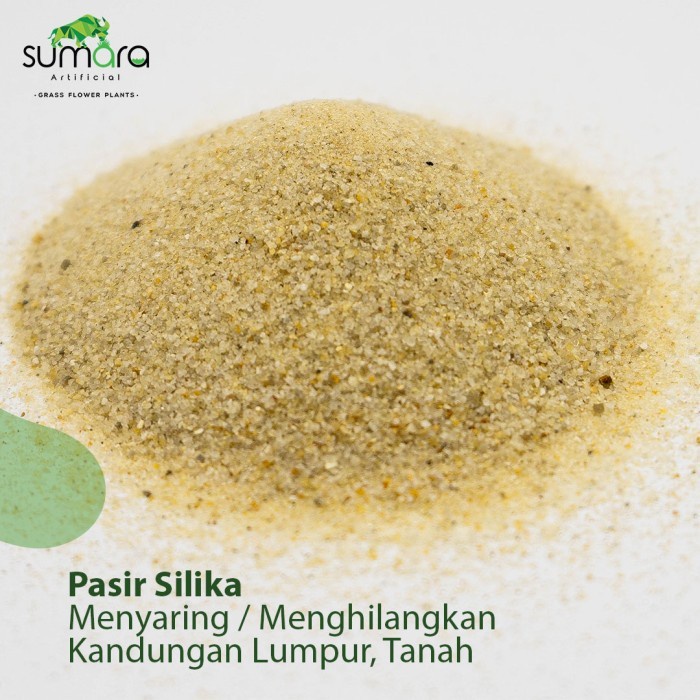 Jual Pasir Silica silika untuk rumput sintetis / sand blast / aquarium