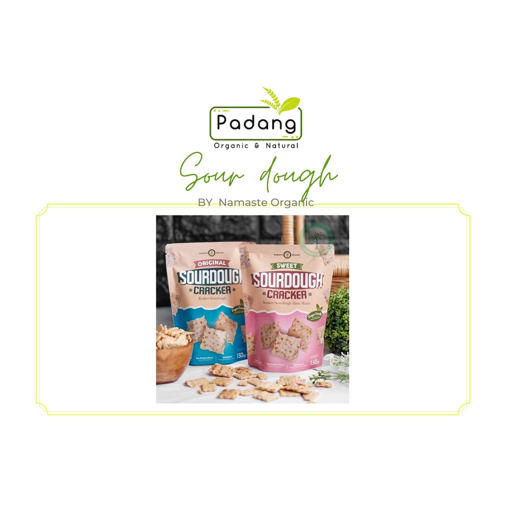 Jual SOURDOUGH CRACKER VEGAN FRIENDLY (ORIGINAL, SWEET) Shopee Indonesia