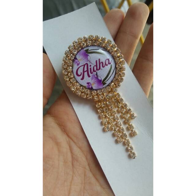 Jual Bros custom nama pin resin | Shopee Indonesia