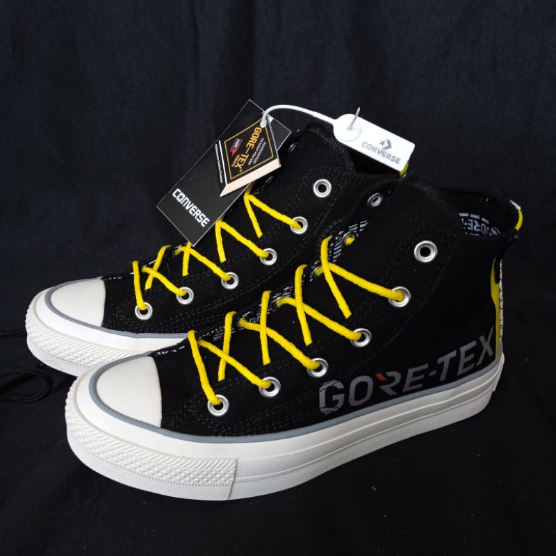 sepatu Converse Chuck Taylor All Star 70s Canvas -Gor-tex Black Sneakers  seaptu pria wanita