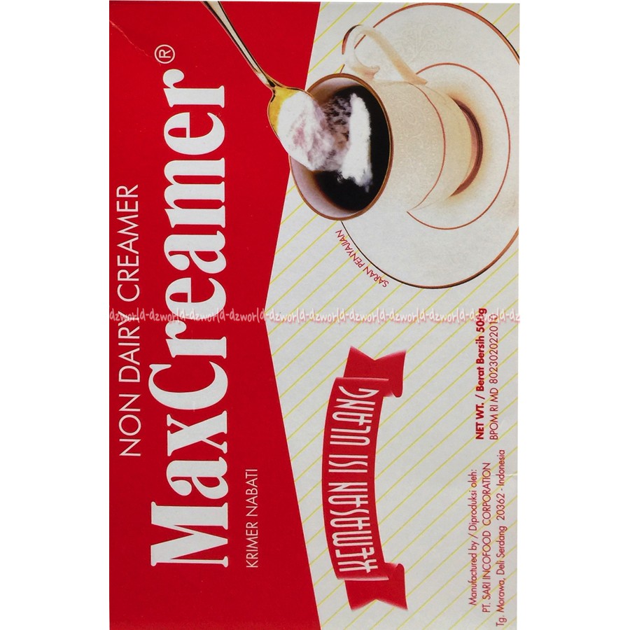 Jual Max creame 500gr Non dairy creamer Krimer Kopi Maxcreame Bubuk Krim Untuk Kopi Coffee