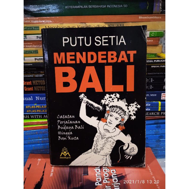 Jual Original Antik Buku Mendebat Bali Catatan Perjalanan Budaya Bali